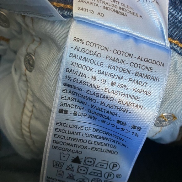 Levi’s 501 high rise cropped straight jeans - Picture 9 of 11